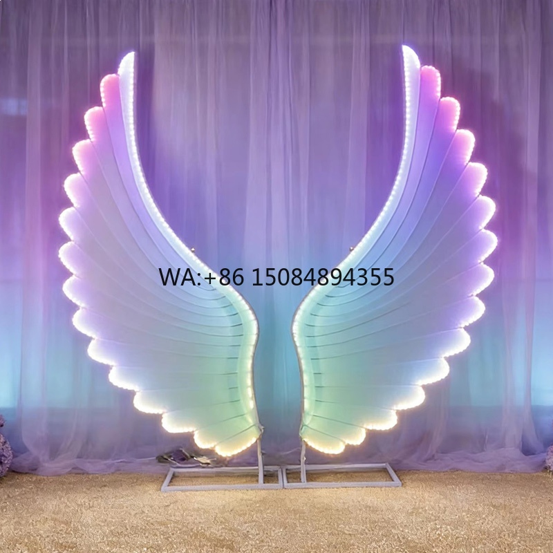 Event & Party Supply - Parlayan Melek Kanatları Işık Aksesuarları Renkli