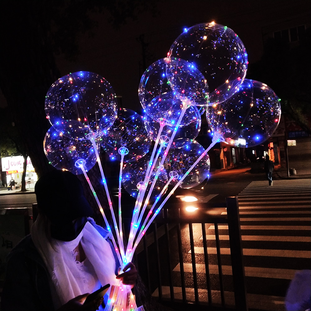 Led Balloon Light - 5/10/15/20 Packs LED Işık Up BoBo