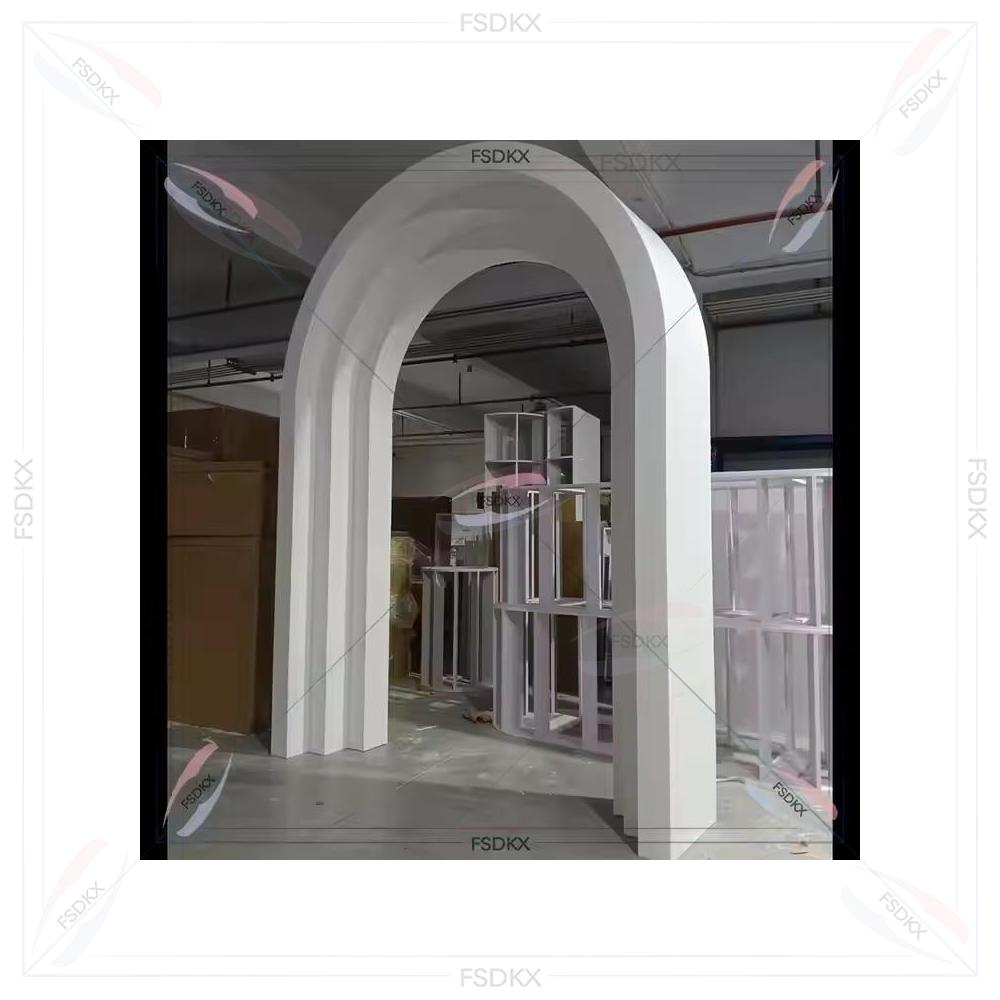 Party Event Supplier - Lüks Beyaz PVC Akrilik Duvar Fonu
