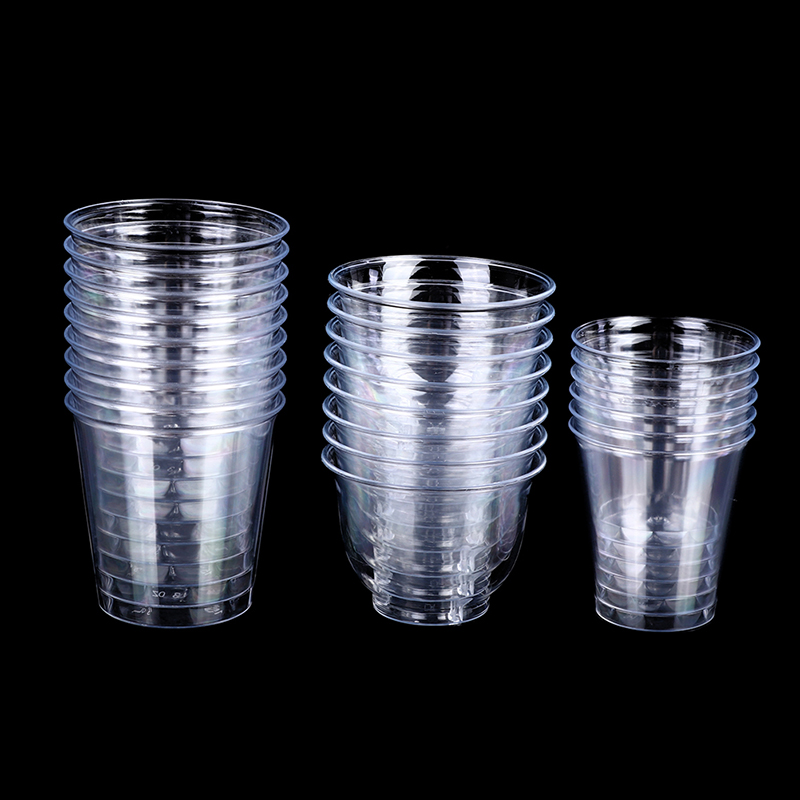 Plastic Cup 50Pcs - Yeni Satış 30/36/50 Adet Mini Şeffaf