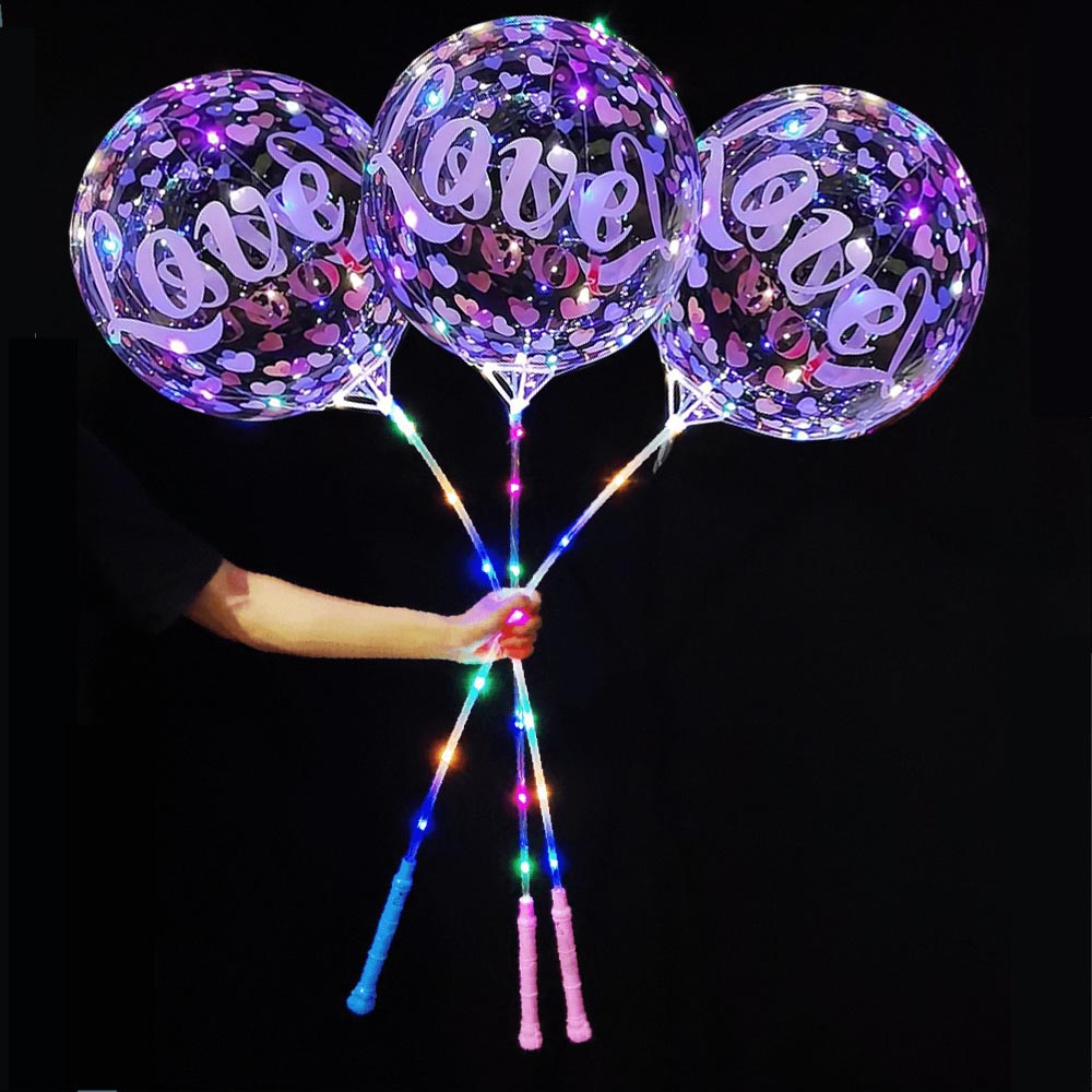 Led Balloon Light - 5/10/20/30 adet 20 Inç LED Mektup