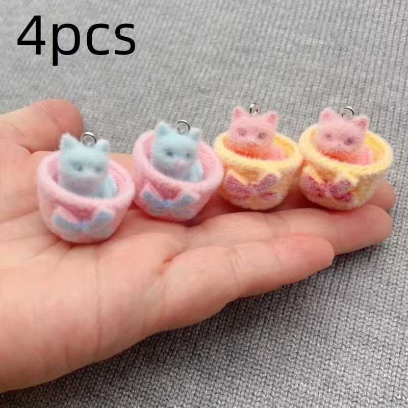 4 adet 3D peluş reçine kedi ko - Event Party incelemesi ve fiyatı