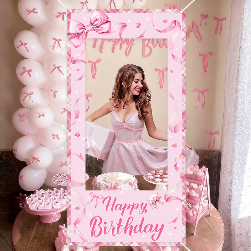 Pembe Fiyonklu Fotoğraf Kabini - Photo Booth Frame incelemesi ve fiyatı