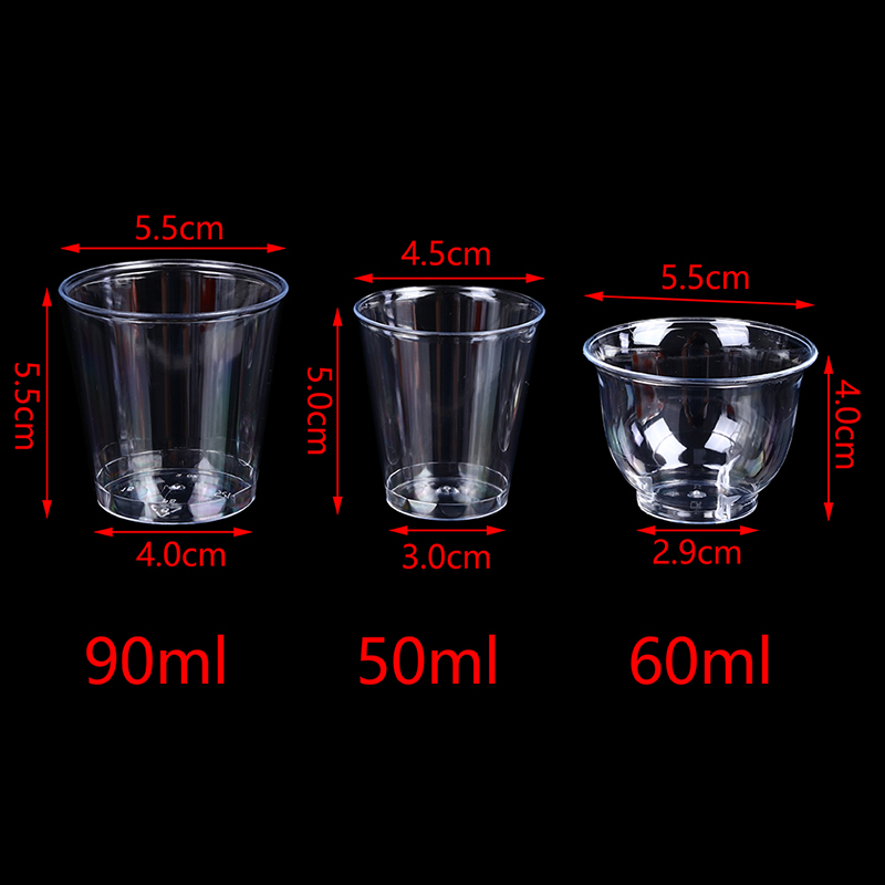 Yeni Satış 30/36/50 Adet Mini  - Plastic Cup 50Pcs incelemesi ve fiyatı